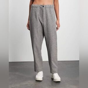 Roucha Poro Linen Cotton Blend Houndstooth Trouser Pants Size A 2-4 US Womens